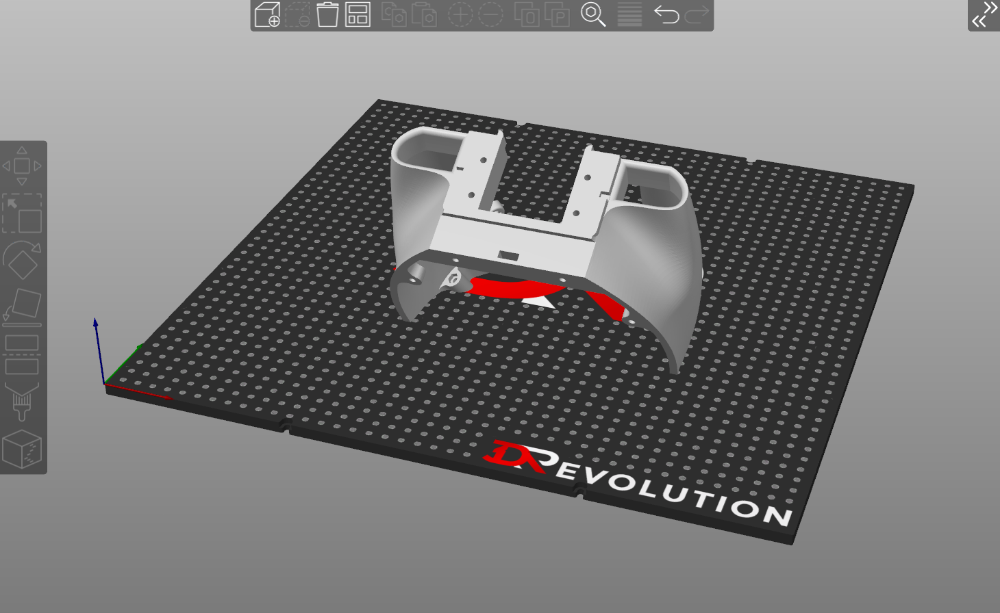 stl file preview in slicer before 3d printing