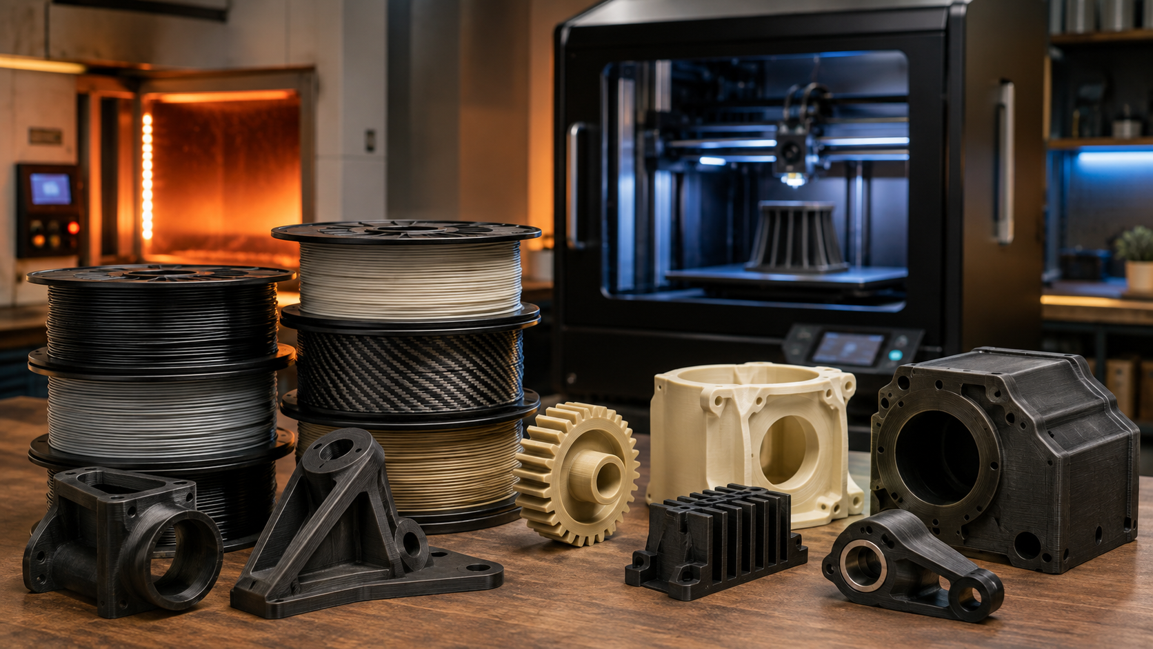 heat resistant 3D printing materials and functional high temperature parts